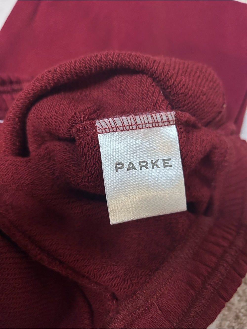 NWT PARKE Boxer Sweatpants- Maroon/ Size Small - Picture 7 of 12